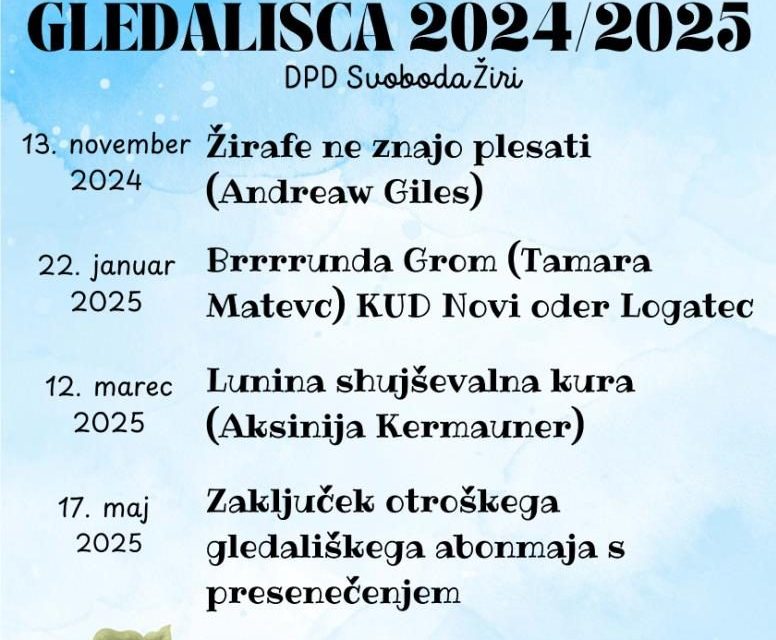 Vpis v gledališko lutkovni abonma 2024-2025